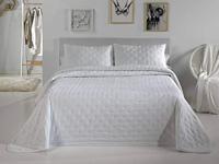 Sprei Pierre Cardin DOTS Wit Bed van 105 (2 Onderdelen) - thumbnail