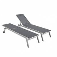 sweeek - Set verrijdbare aluminium ligbedden - thumbnail