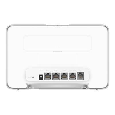 Huawei 4G+ 4G Wi-Fi Lte Cat. 7 Hotspot mobiele router, downloadsnelheid tot 300 Mbps, AC1300 dual-band wifi, 4 gigabit Ethernet-poorten, wit, automatische selectie en beamforming