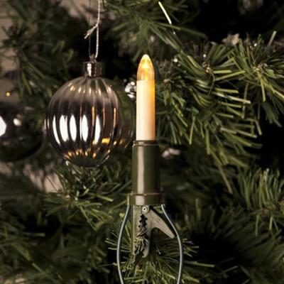 Konstsmide 1068-020 Kerstboomverlichting Binnen werkt op het lichtnet Aantal lampen 10 LED Warmwit Verlichte lengte: 6.75 m
