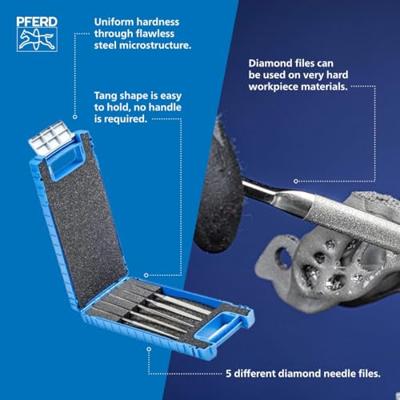 PFERD TOOLS 15842052 Diamant naaldvijlenset korrelgrootte 126 1 stuk(s) PFERD TOOLS 15842052 Diamant naaldvijlenset korrelgrootte 126 1 stuk(s)