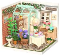 Robotime Super Store Blooming Tea Garden Miniatuurhuisje Modelbouw - thumbnail