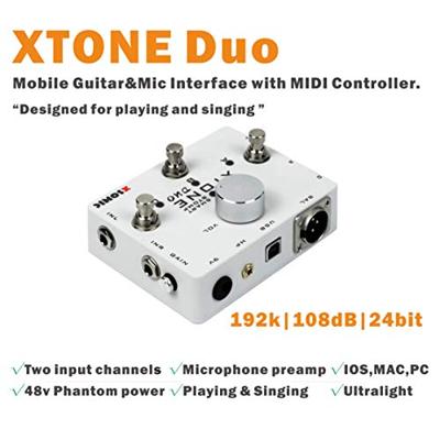 XSonic XTone Duo gitaar en microfoon audio interface - thumbnail