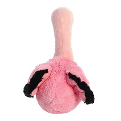 Eco Nation Pluchen knuffel - flamingo - 24 cm Eco Nation Pluchen knuffel - flamingo - 24 cm
