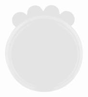 TRIXIE DEKSEL VOOR BLIK SILICONE TRANSPARANT 10,6 CM - thumbnail