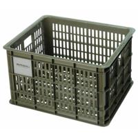 Gerecyclede fietskrat Basil Crate M 29.5 liter 35 x 45 x 25 cm - moss green - thumbnail