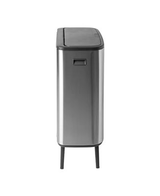 Brabantia Bo touch bin hi 2x30 liter matt steel fingerprint proof - thumbnail