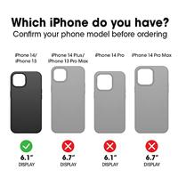 OtterBox Trusted Glass-screenprotector voor iPhone 16e, 14, 13, 13 Pro, gehard glas, x2 krasbescherming, bescherming tegen vallen en splinters - thumbnail
