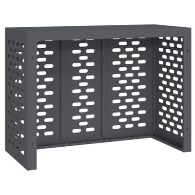 VidaXL Airconditioner hoes antraciet 110 x 50 x 80 cm staal VidaXL Airconditioner hoes antraciet 110 x 50 x 80 cm staal