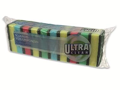 Ultra Clean Schuursponzen 8x5x2.5 cm 10 Stuks