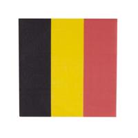 Servetten Belgische Vlag (20st) - thumbnail