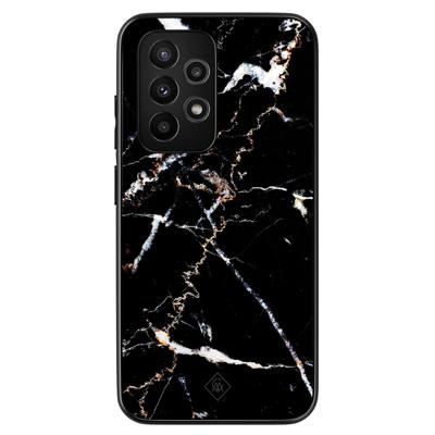 Samsung Galaxy A53 hoesje - Marmer zwart