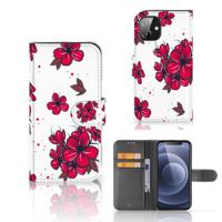 Apple iPhone 12 Mini Hoesje Blossom Red - thumbnail