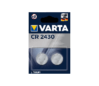 Varta CR2430 Lithium 2-pack Batterijen - thumbnail