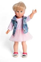 Heless poppenjurk met giletje, 35-45 cm - thumbnail