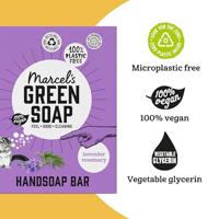 Marcel&apos;s Green Soap Handzeep blok- lavendel & rozemarijn - 90gr - thumbnail