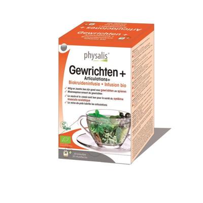 Physalis Biokruideninfusie Gewrichten+ Thee 20Stuks