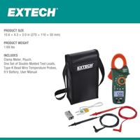 Extech Extech EX820A Stroomtang Digitaal IR-thermometer CAT IV 600 V Weergave (counts): 6000 - thumbnail