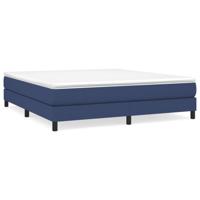 Boxspring bed stof blauw 160x200 cm - thumbnail