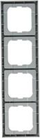 Busch-Jaeger 2CKA001754A4309 Frame Frame 4-voudig Future lineair Aluminium, Witaluminium (RAL 9006) 1 stuk(s) - thumbnail