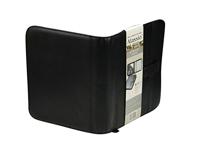 Juscha JU-30040 Conferentiemap Alassio Riccione Kunstleer Finetouch A4 Zwart - thumbnail