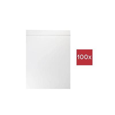 Hersluitbare zak zonder etiketstrook (l x b) 80 mm x 60 mm Transparant Polyethyleen 100 stuk(s)