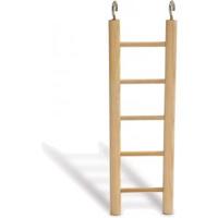 Houten vogelladder 28 cm met 6 treden - thumbnail
