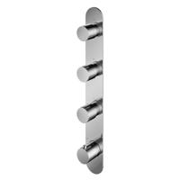 Hotbath Buddy thermostaat inbouw met 3 stopkranen geborsteld nikkel B050GN - thumbnail