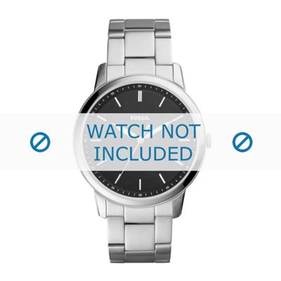 Horlogeband Fossil FS5307 Staal 22mm