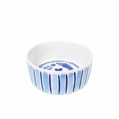 BLOND AMSTERDAM VOERBAK KAT DELFTS BLOND GERUIT 15,5 CM