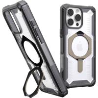 Urban Armor Gear Plasma XTE MagSafe Kickstand Case Backcover Apple iPhone 16 Pro Max Grijs, Transparant, Titaan MagSafe compatible - thumbnail