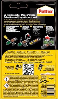 Pattex KUNSTSTOFF Speciale lijm PXSM2 Transparant 30 g