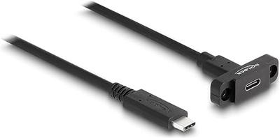 DeLOCK 87824 USB-kabel USB 3.2 Gen 2 (3.1 Gen 2) 1 m USB C Zwart