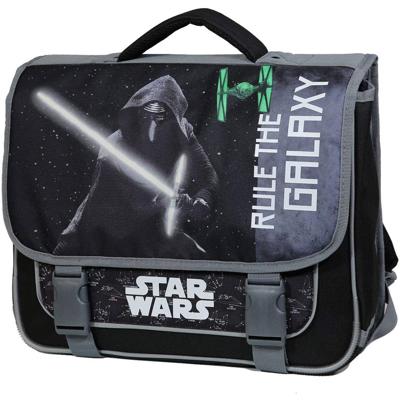 Star Wars schooltas 38 x 14 x 34 cm polyester zwart/grijs Star Wars schooltas 38 x 14 x 34 cm polyester zwart/grijs