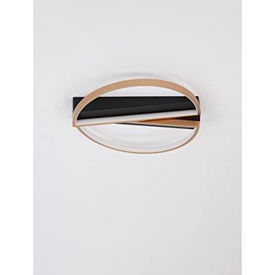 Lyora Design plafondlampElize zwart met goud Ø 43,2cm - 9248114