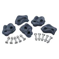 SwingKing klimstenen set antraciet, 5st - thumbnail