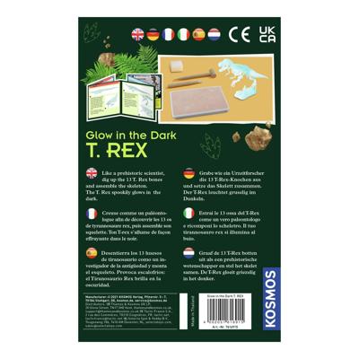 Kosmos glow in the dark t-rex bikken