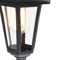 QAZQA Smart buiten wandlamp zwart IP44 incl. Wifi ST64 - New Haven - thumbnail