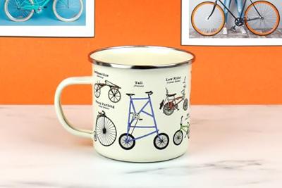 Gift Republic Bikes - Emaille Mok - thumbnail