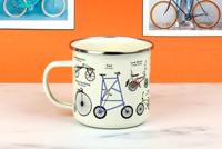 Gift Republic Bikes - Emaille Mok - thumbnail