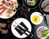 Laguiole Style de Vie Steakmessen Premium Line Zwart - 6 stuks - thumbnail