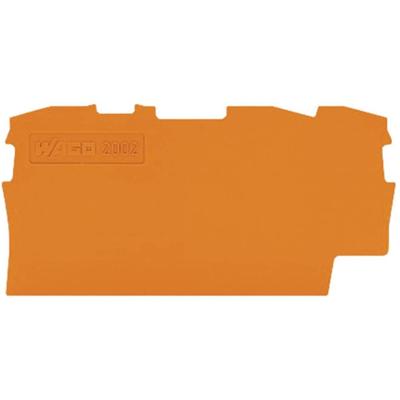 WAGO 2000-1492 Afsluit- en scheidingsplaat Oranje 1 stuk(s)