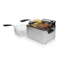 Princess 185000 Friteuse met koudezone 3270 W Zwart, Zilver (mat) - thumbnail