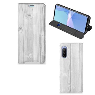 Sony Xperia 10 III Book | Wallet Case | White Wood Sony Xperia 10 III Book | Wallet Case | White Wood