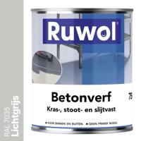 Ruwol Betonverf Lichtgrijs (RAL 7035) 750 ml - thumbnail