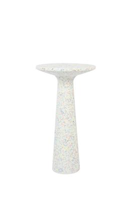 Zuiver Ronde Bijzettafel 'Victoria' Terrazzo, 56cm hoog, kleur Wit Zuiver Ronde Bijzettafel 'Victoria' Terrazzo, 56cm hoog, kleur Wit