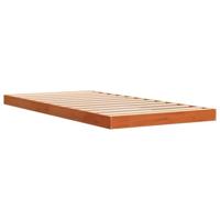 Bedframe massief grenenhout wasbruin 90x200 cm - thumbnail