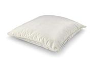 Dutch Decor finn sierkussen 45x45 cm velvet effen kleur snow whiteinclusief binnenkussen - thumbnail