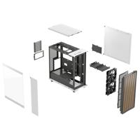 Fractal Design North Chalk White TG Clear Tint - thumbnail