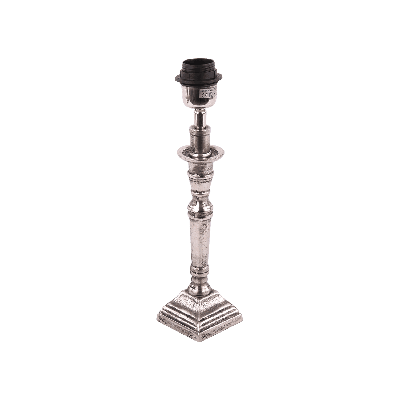 Tafellamp Valenza klein 35 cm ruw nickel Tafellamp Valenza klein 35 cm ruw nickel